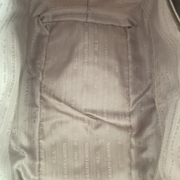 Ralph Lauren medium,light golden metallic color, approx. 11.5 X 9.5 X 9 cm. - Picture 4 of 7